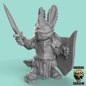 Rabbit Folk Paladin (Pre Supported)