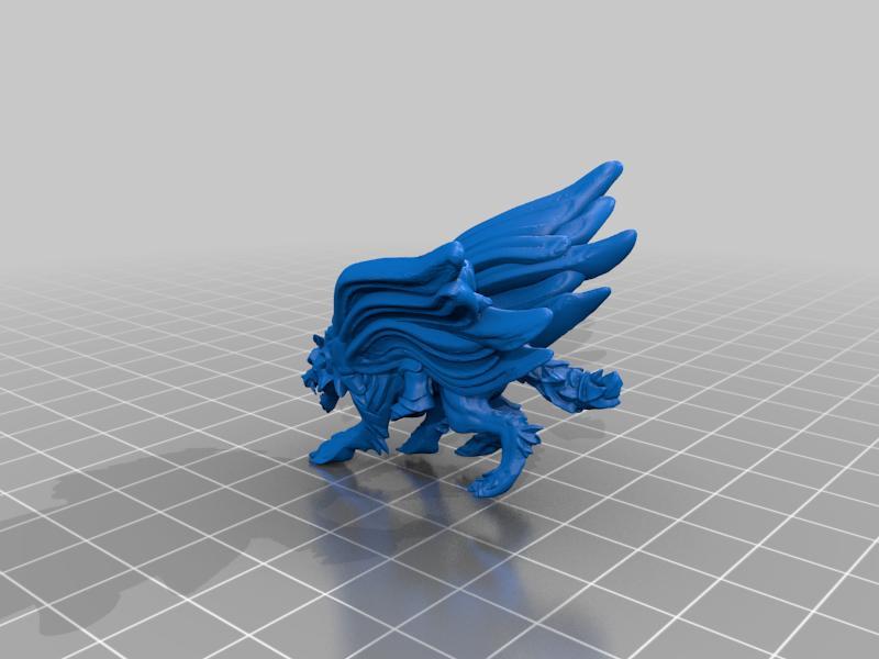 Winged Wolf Rider