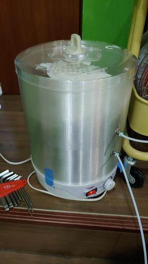 烘料機DIY  使用 Imarflex IFD-2505 果乾機 (直徑240mm)