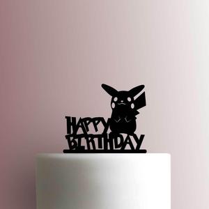 HAPPY BIRTHDAY PIKACHU POKEMON HAPPY BIRTHDAY TOPPER