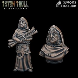 Curse of Strahd - Mad Mary Mini Bust Combo [Pre-Supported]