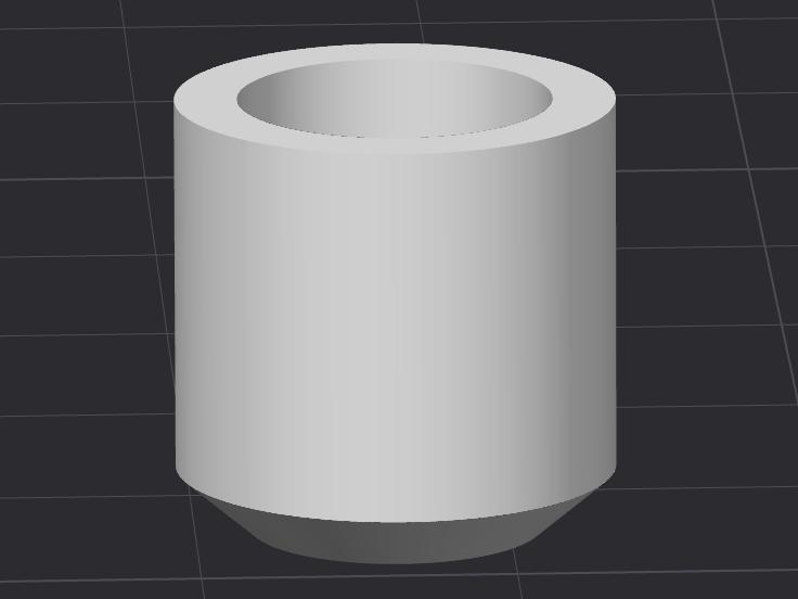 Round door stopper cap