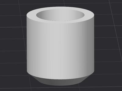 Round door stopper cap