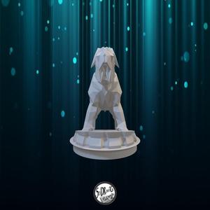Requiem Mastiff - LowPoly - Bust - Full - Perfect Design - Easy Print - Decor - SoliDRawinGS0310