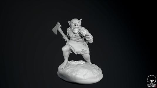 Goblin Miniature 3D Printing Model