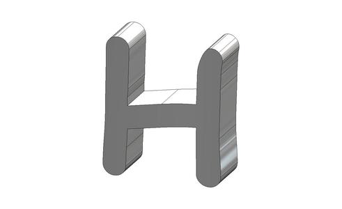 H Letter Comic Sans MS Font