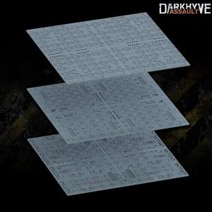 DarkHyve Assault - 6 inch Tiles Kit