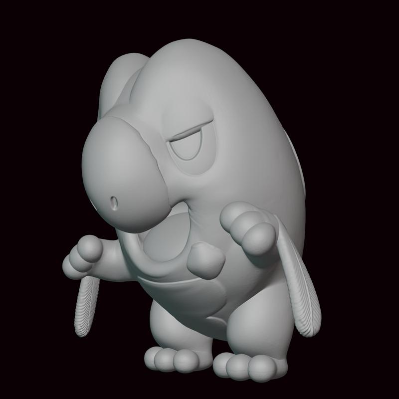 996- Frigibax Pokemon Figure