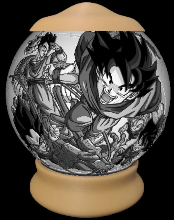 lamp litho sphere dragon ball z