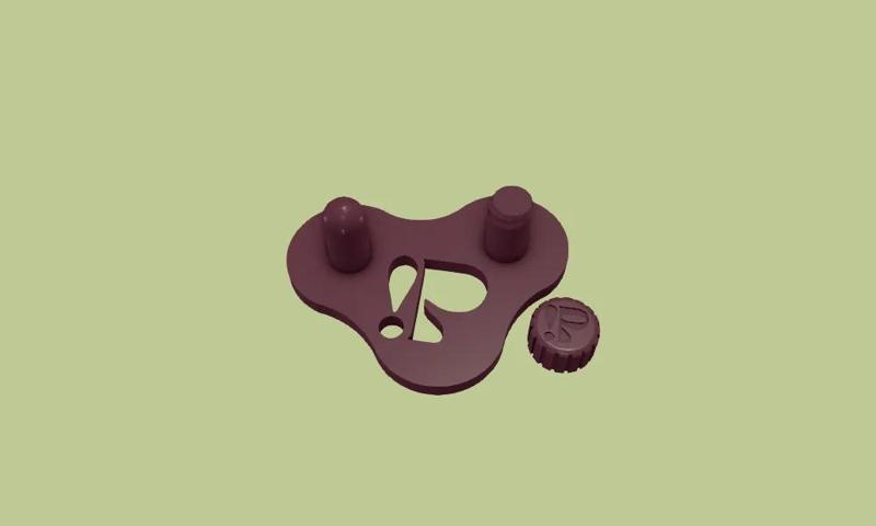 Pottery rib tool holder#002 (3/5/7 ribs)   