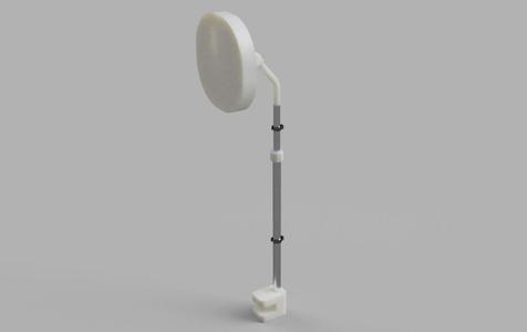 Desk key lamp for streaming and online calls