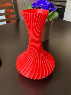 Spiral vase for one flower   