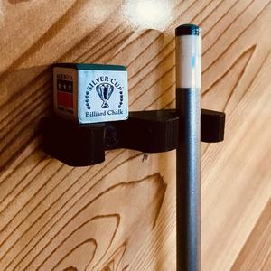 Pool Cue Stick Rest/Rack (Wall-Mounted)
