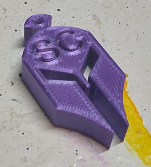 Spring Creek Spartan KeyChain