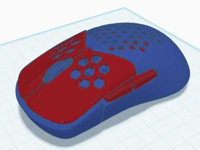 light weight mouse with skates   
