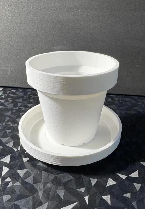 Flower Pot and Saucer   