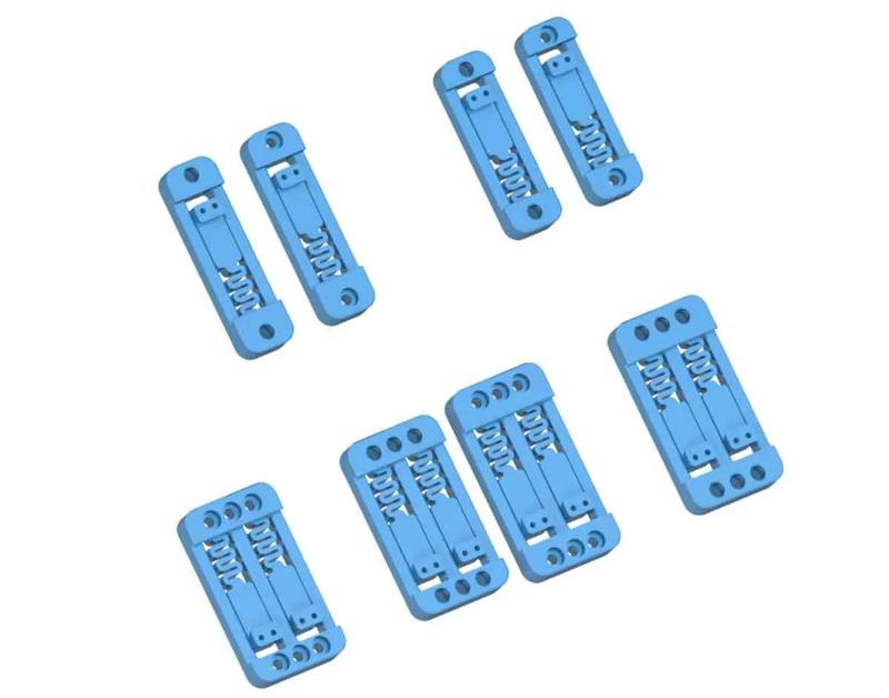 Stiffer DINMount 50mm, 55mm, 66.5mm DIN Clips - REMIX   