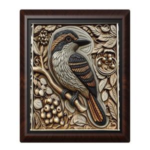 Bird animal wall art relief wall decor