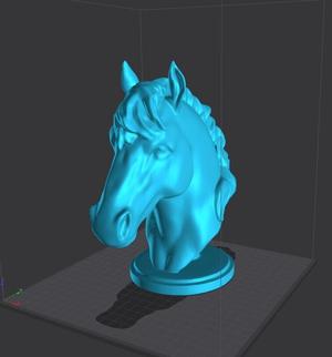 Horse bust