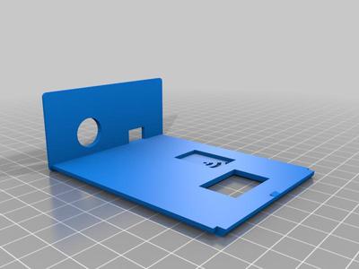 Case for Esp8266 nodemcu V3 + pH sensor PH4502C + Oled Ssd1306 display + 9v battery