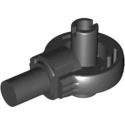 Lego Compatible (74755.dat) Technic Rotation Joint Ball Loop with Two Perpendicular Pins with Friction   