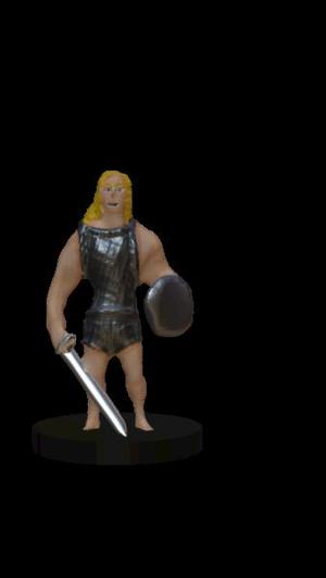 Fighter miniature