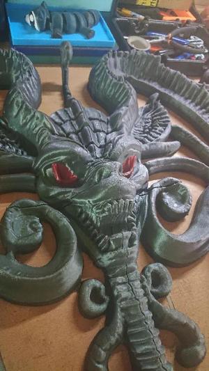 Alien Temple Bas-Relief   