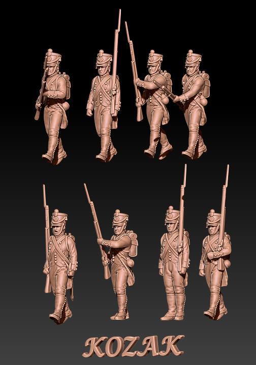 napoleonic french fusiliers with shako set 2