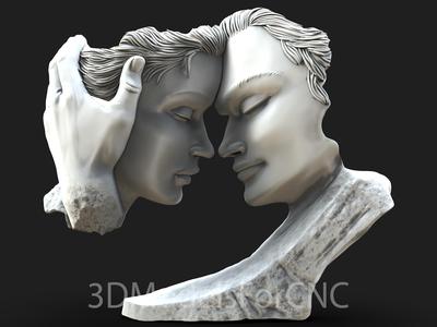 3D Model STL File for CNC Router Laser & 3D Printer Couple 4