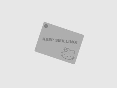Hello kitty KEEP SMILLING! keychain