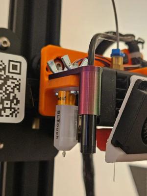 8mm Endoscope Camera Mount using existing BLTouch mount for automatic pressure advance calibration   