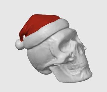 Christmas Skull