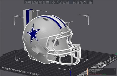 Cowboys Football Helmet