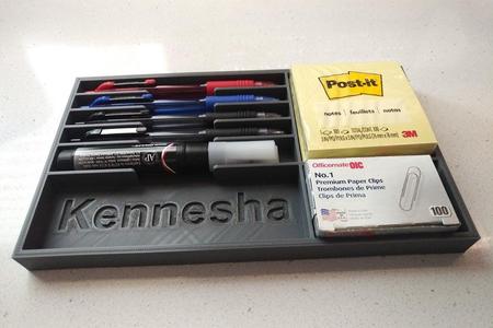 Office Supply Organizing Tray