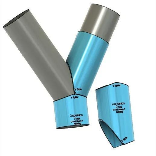 Y pipe jig markers 2.5 inch   