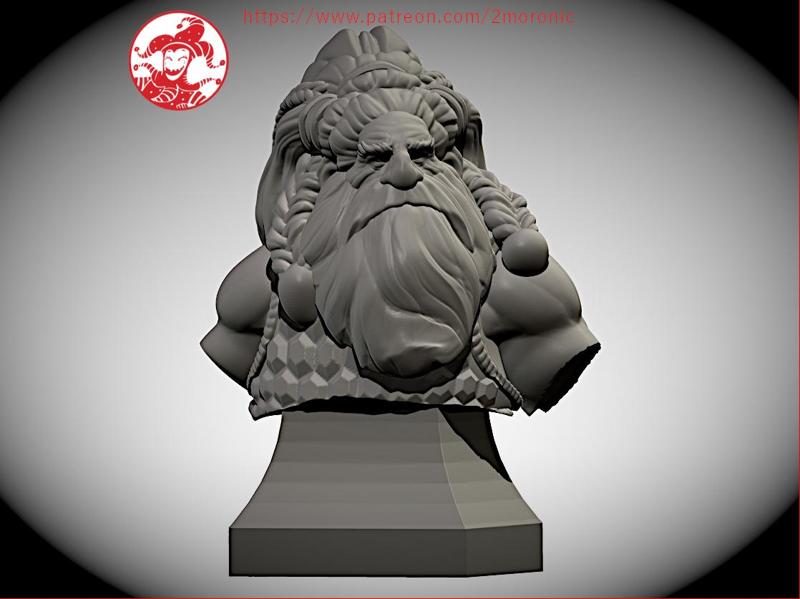 Dwarf King bust
