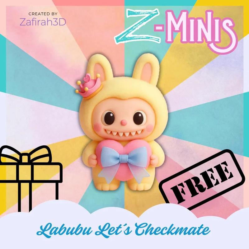 Z-MINIS LABUBU LETS CHECKMATE FOR FREE   