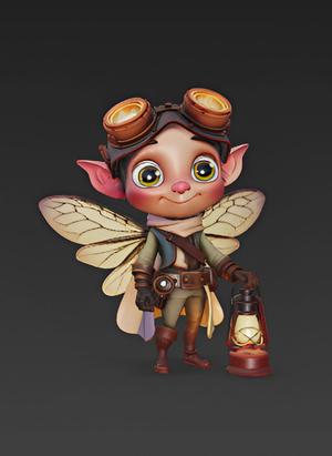 Flicker the Lantern Sprite