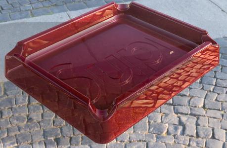 Supreme Debossed Glass Ashtray
