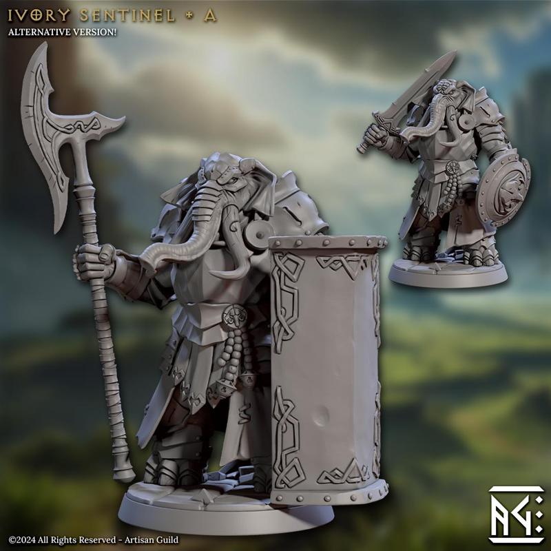 Ivory Sentinel - A (Elephorim Ivory Sentinels)