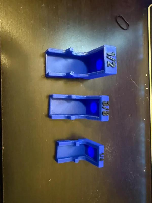 Modular ratchet holder with color numbers   