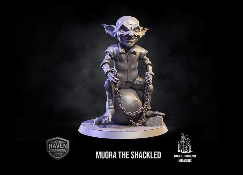 Mugra, the shackled - Tabletop miniatures (Pre-Supported)