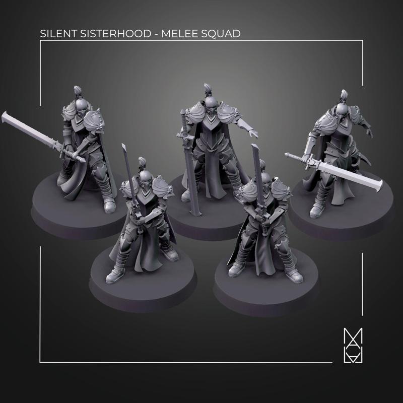 Silent Sisterhood melee squad (pre-supported)