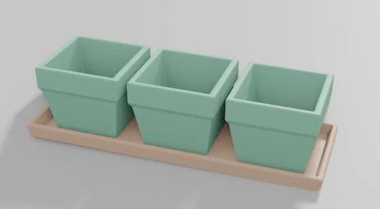 small flower pots   