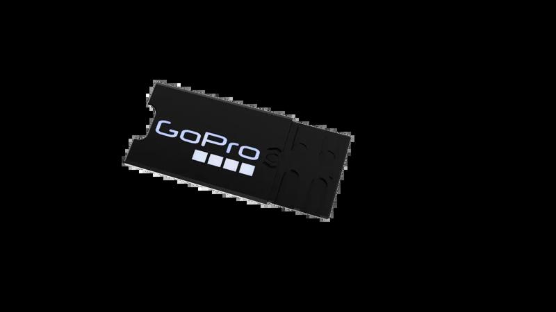 Micro SD Card Holder with GoPro Logo   