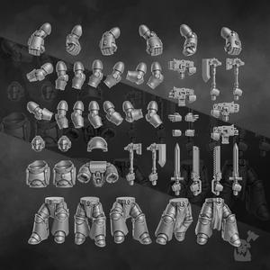 Space Knights Storm Squad with Jetpacks (build kit)