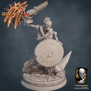 Fire Skeleton soldier