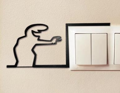 Funny Light Switch Gadget – La Linea Balum 18   