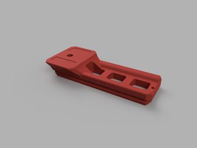 pu style extended quick release plate for telescope lens without tripod ring