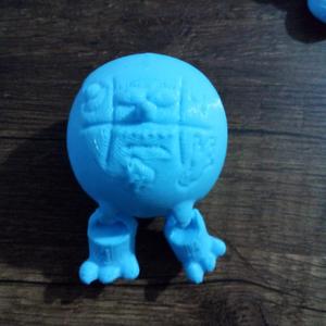 Articulated Flexi Basketball-Ball Guy 3D (Supportedandunsupported)